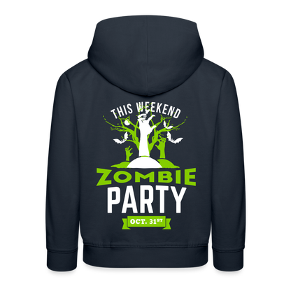 Party like a Zombie Kids‘ Premium Hoodie - navy