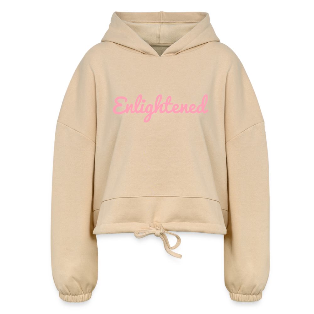 Enlightened Women’s Cropped Hoodie - nude