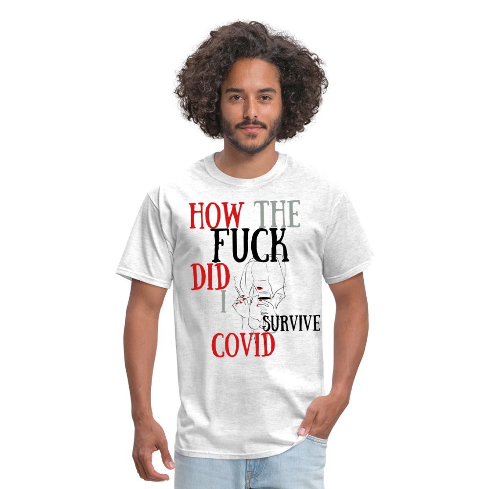 I survived Covid-19 Unisex Classic T-Shirt - light heather gray