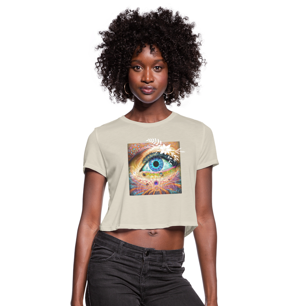 Relax with Women's Cropped T-Shirt - dust