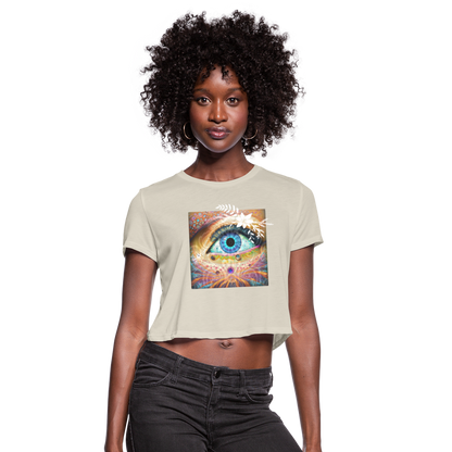 Relax with Women's Cropped T-Shirt - dust