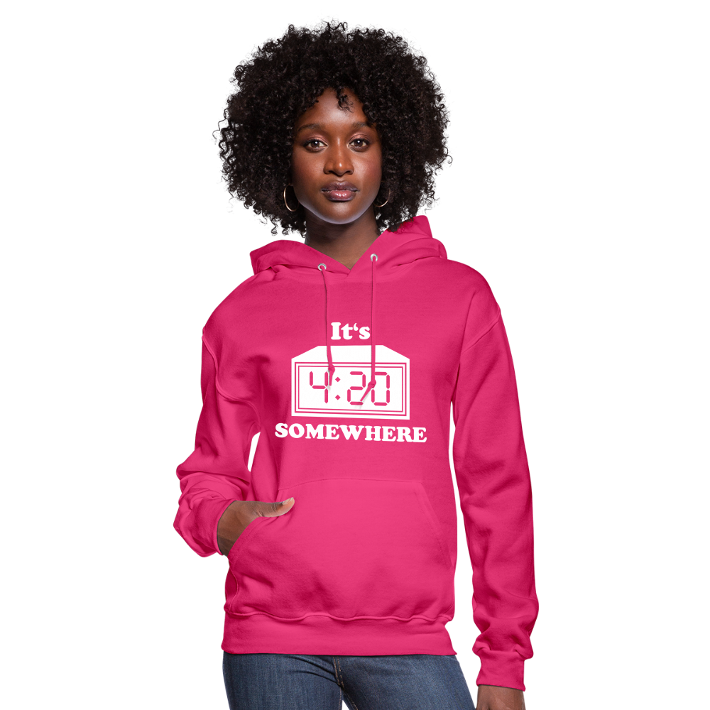Well DUH! Women's Hoodie - fuchsia