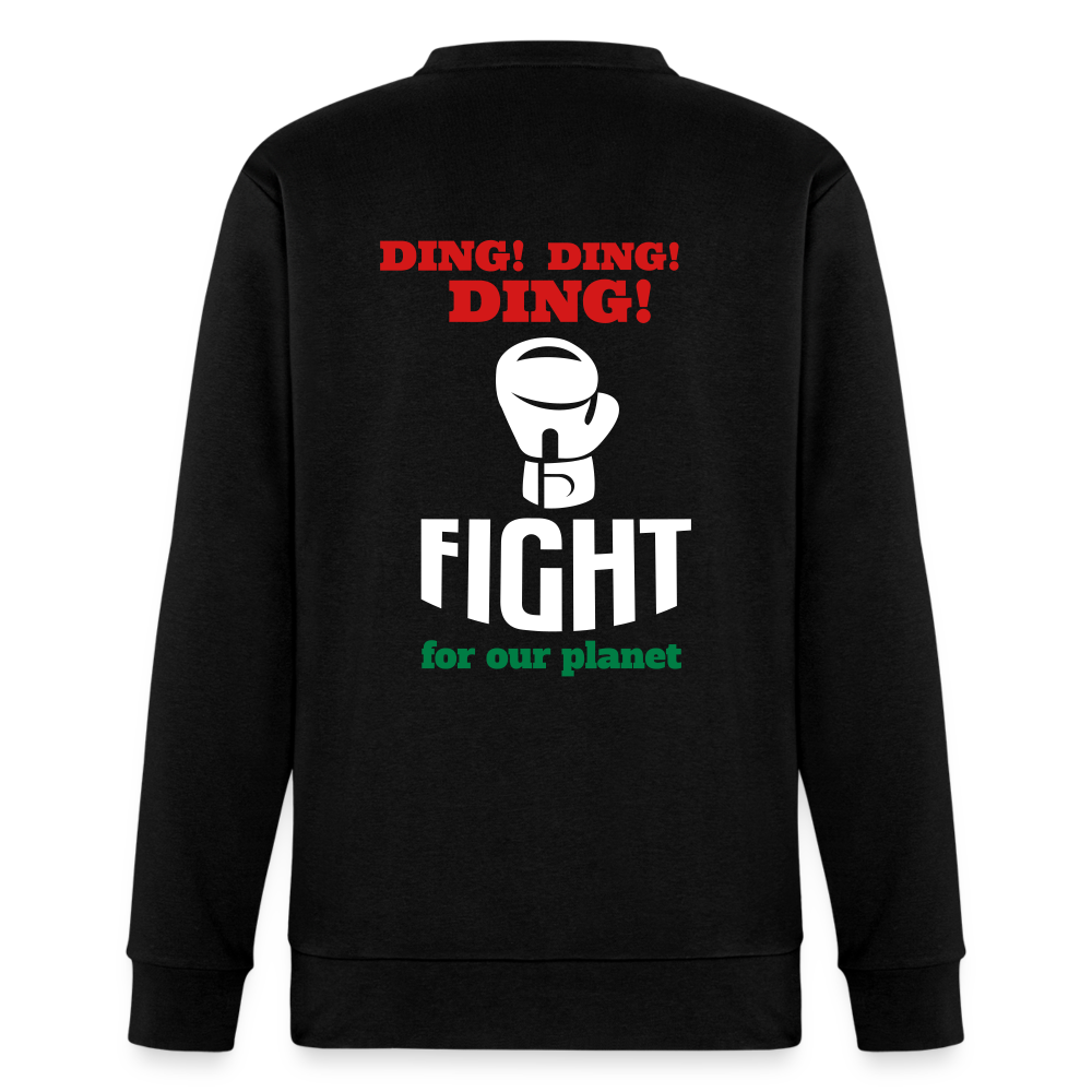 Happy to be Home Adidas Unisex Fleece Crewneck Sweatshirt - black