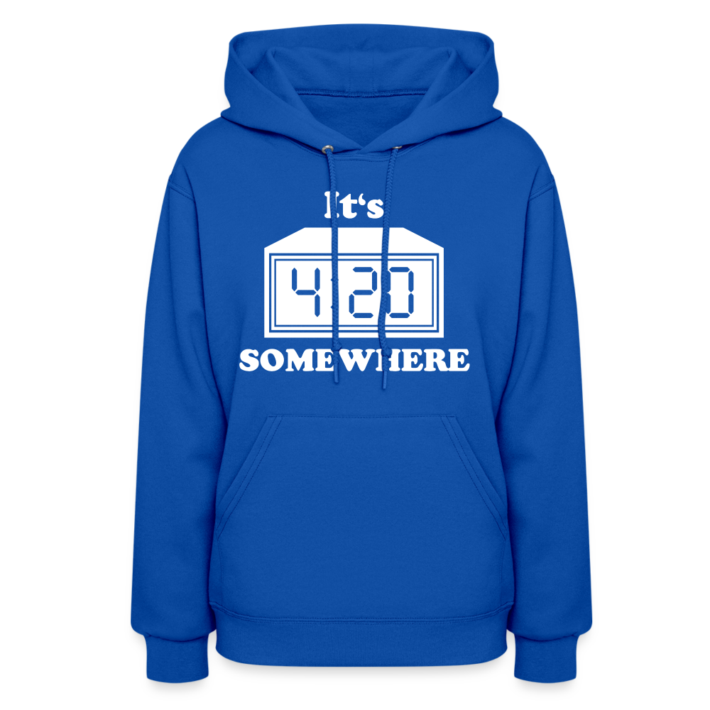 Well DUH! Women's Hoodie - royal blue