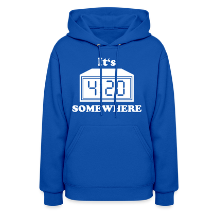 Well DUH! Women's Hoodie - royal blue