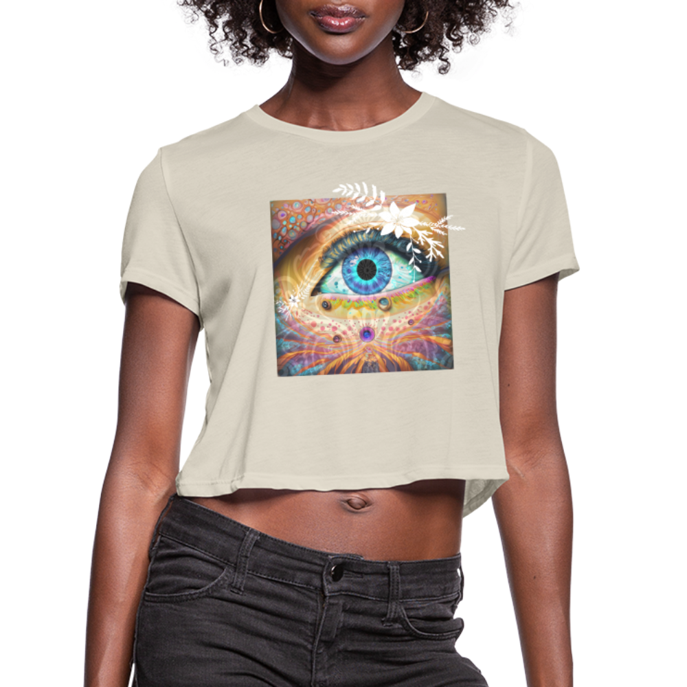 Relax with Women's Cropped T-Shirt - dust