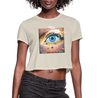 Relax with Women's Cropped T-Shirt - dust