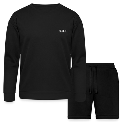 Hello P.T.S.D. Bella + Canvas Unisex Sweatshirt & Short Set - black