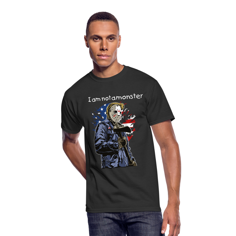 Wait! Yes, I Am Men’s 50/50 T-Shirt - black