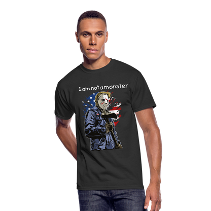 Wait! Yes, I Am Men’s 50/50 T-Shirt - black