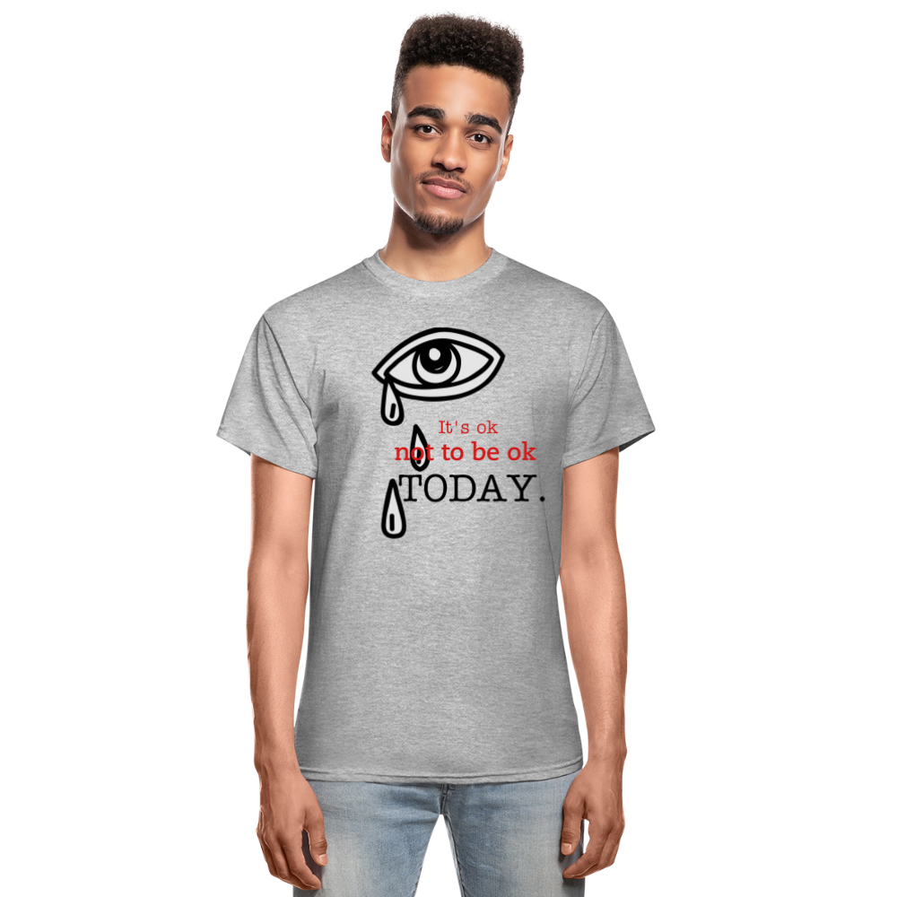 Tomorrow is Not to Far Gildan Ultra Cotton Adult T-Shirt - heather gray