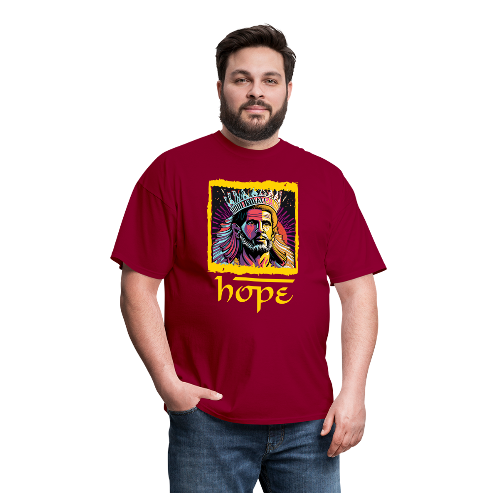 Hope Unisex Classic T-Shirt - dark red