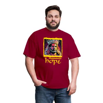 Hope Unisex Classic T-Shirt - dark red