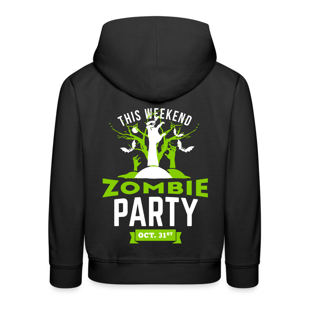 Party like a Zombie Kids‘ Premium Hoodie - black