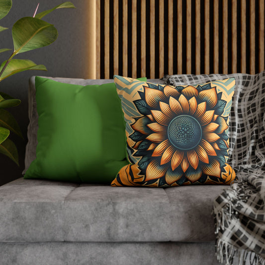 Faux Suede Square Pillowcase
