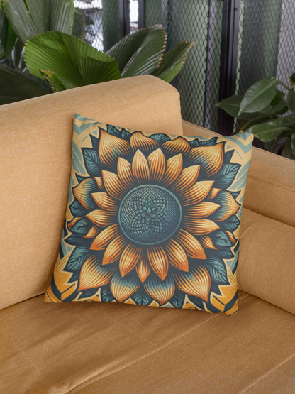 Faux Suede Square Pillowcase