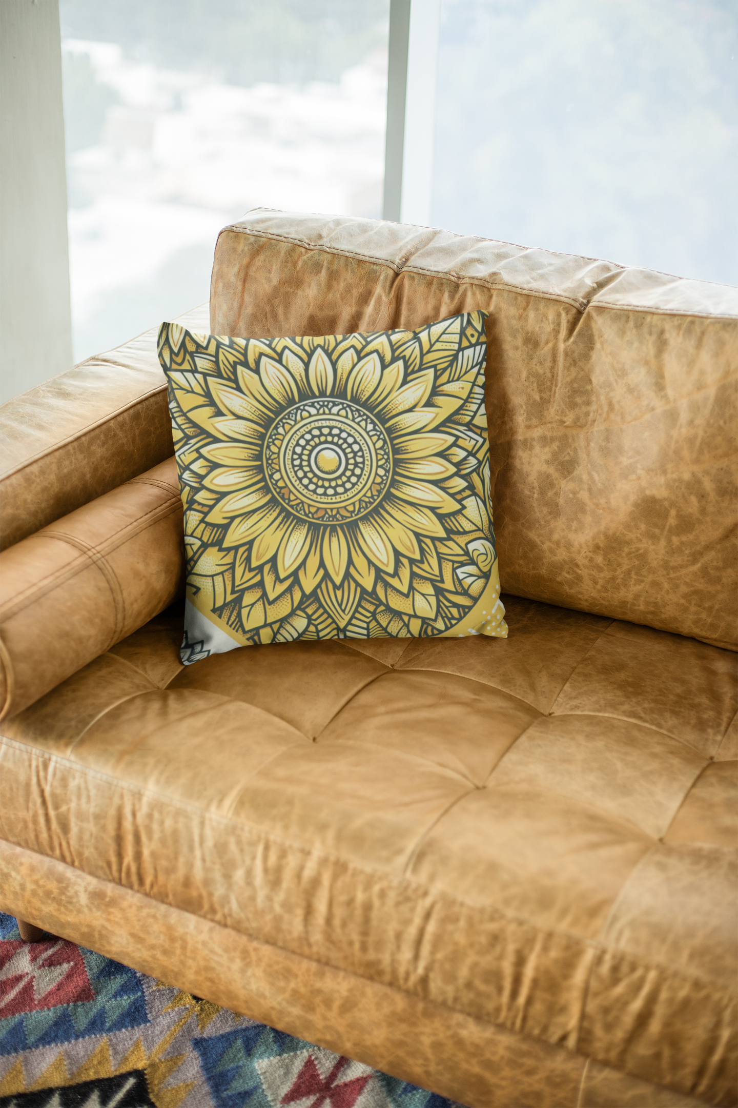 Faux Suede Square Pillowcase
