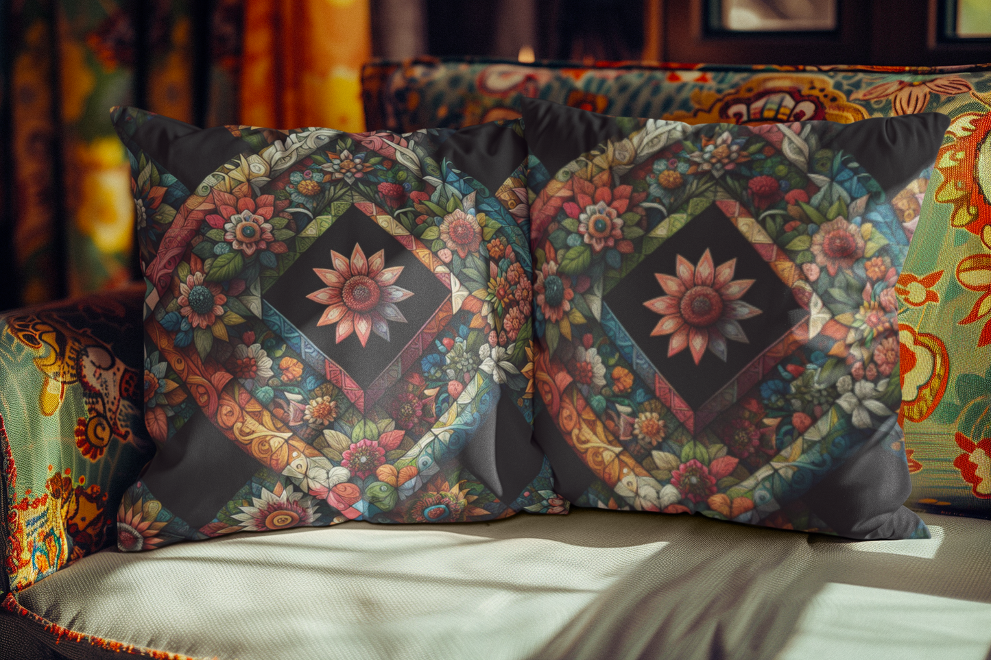 Square Poly Canvas Pillowcase