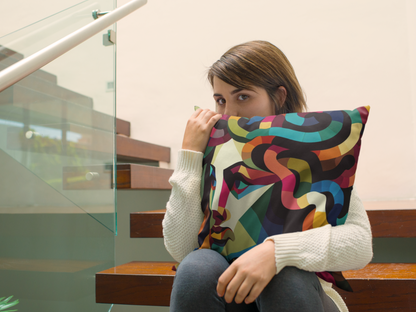 Spun Polyester Square Pillowcase
