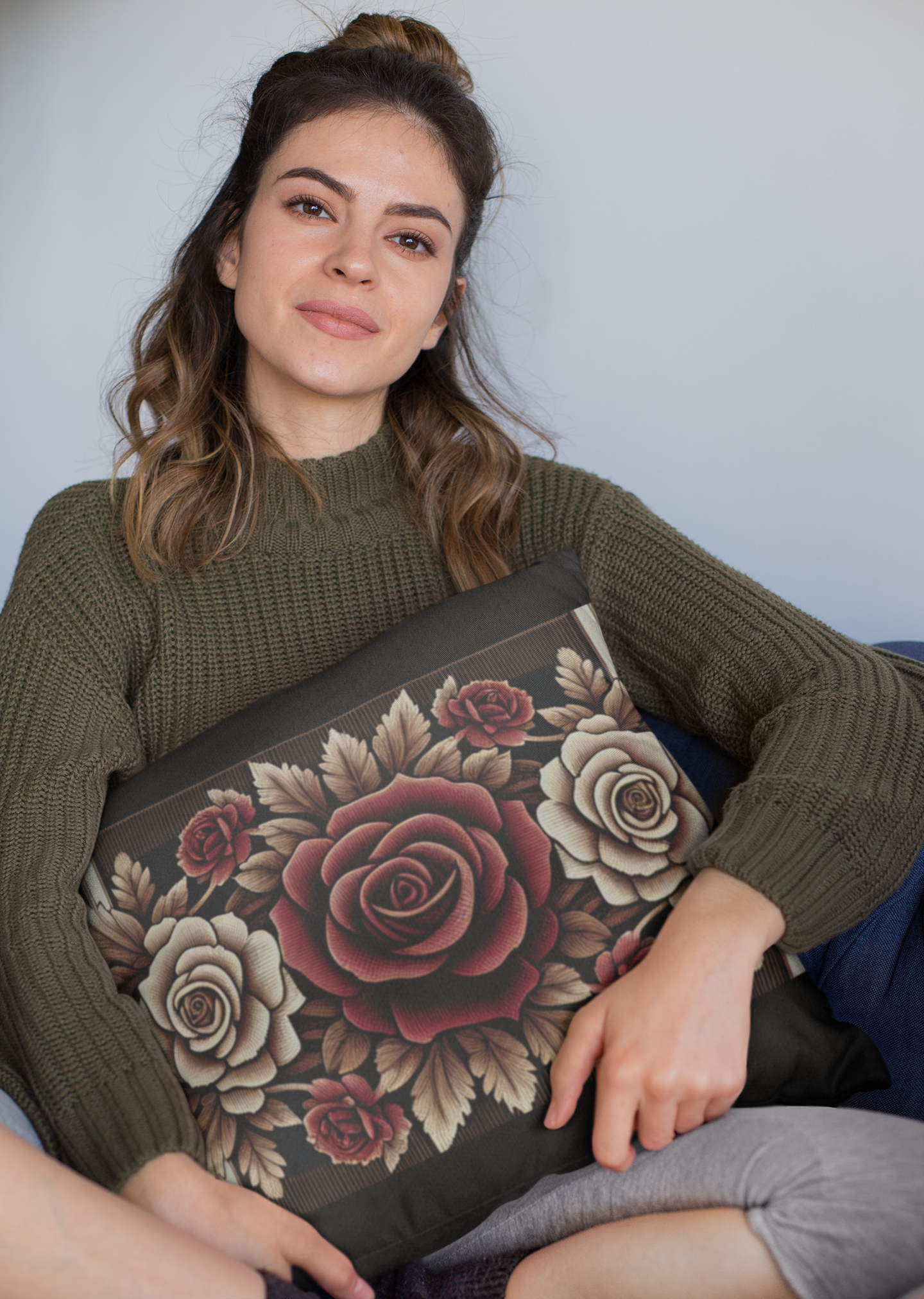 Spun Polyester Square Pillow