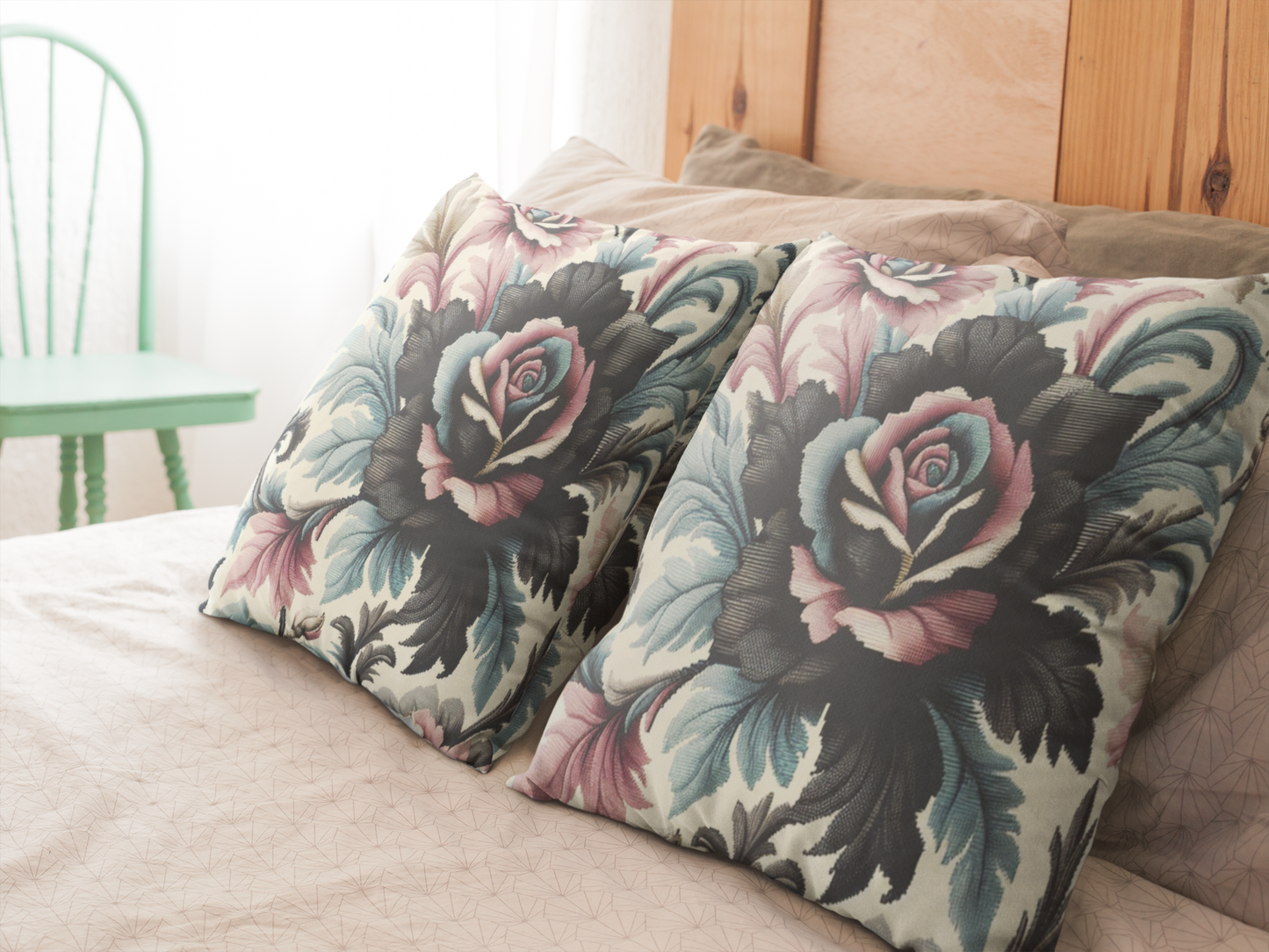 Spun Polyester Square Pillow