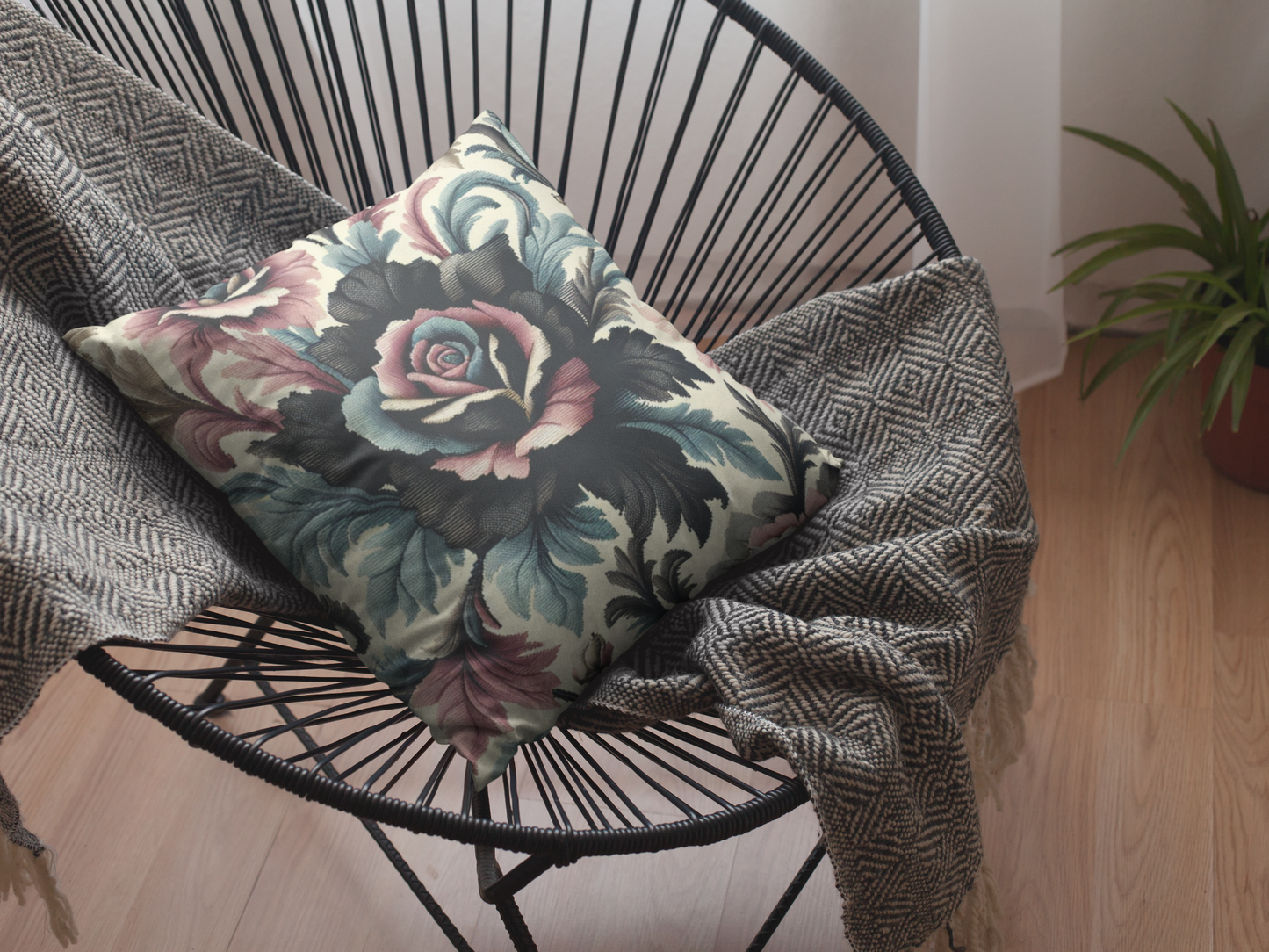 Spun Polyester Square Pillow