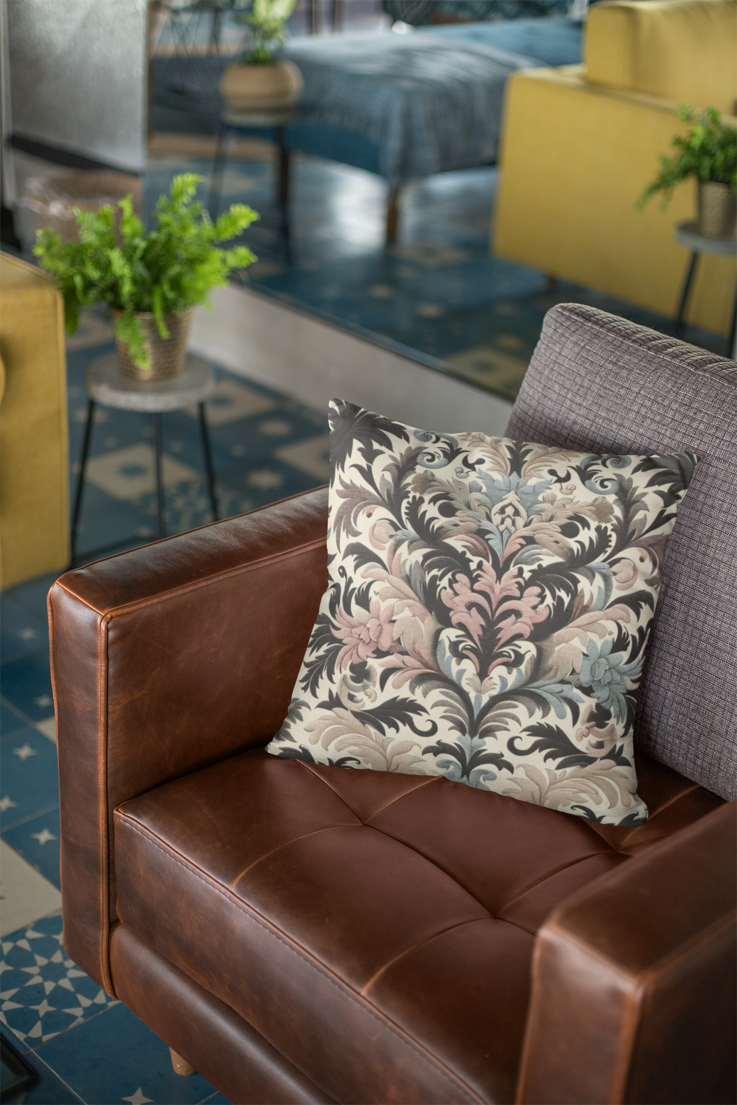 Spun Polyester Square Pillow
