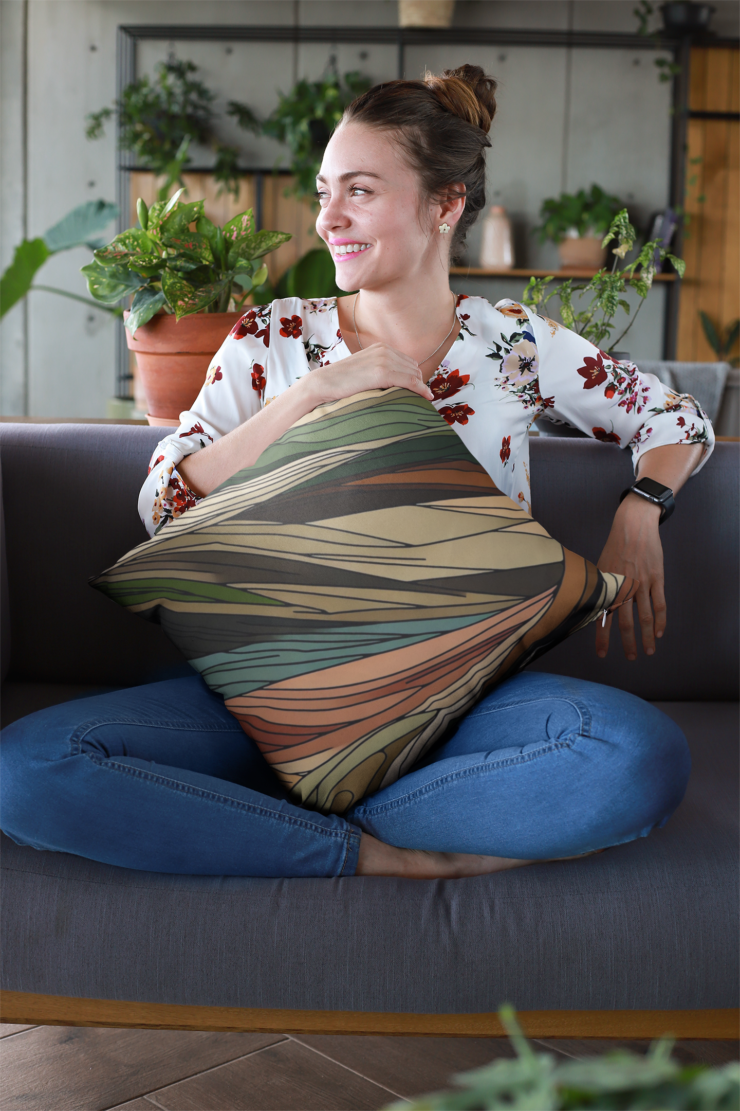 Square Poly Canvas Pillowcase