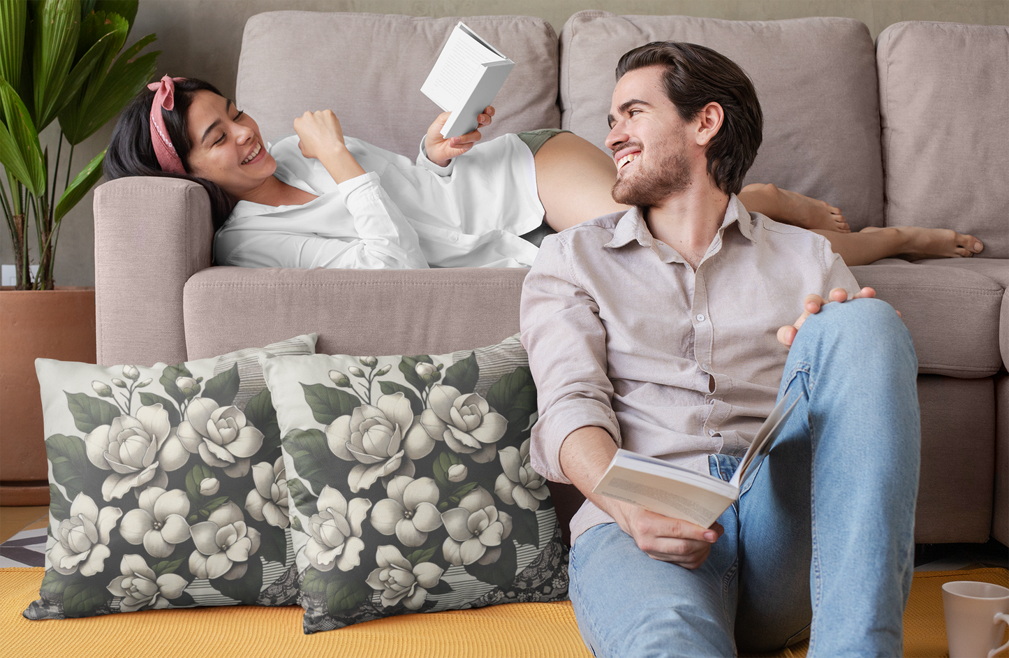 Square Poly Canvas Pillowcase