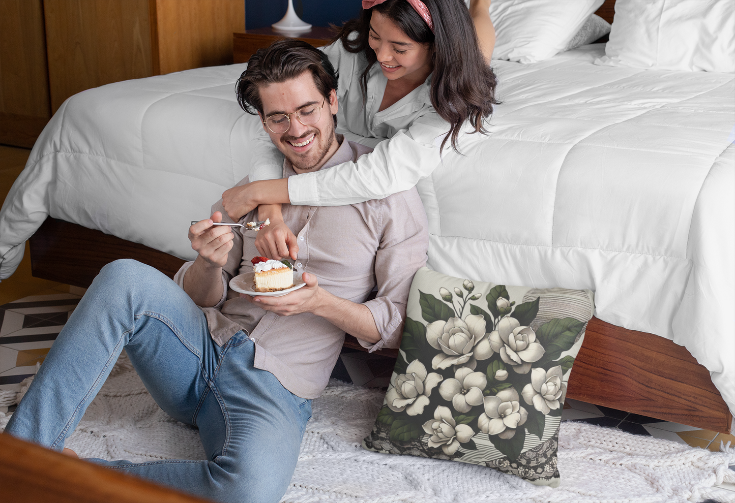 Square Poly Canvas Pillowcase