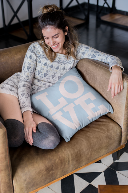 Spun Polyester Square Pillowcase