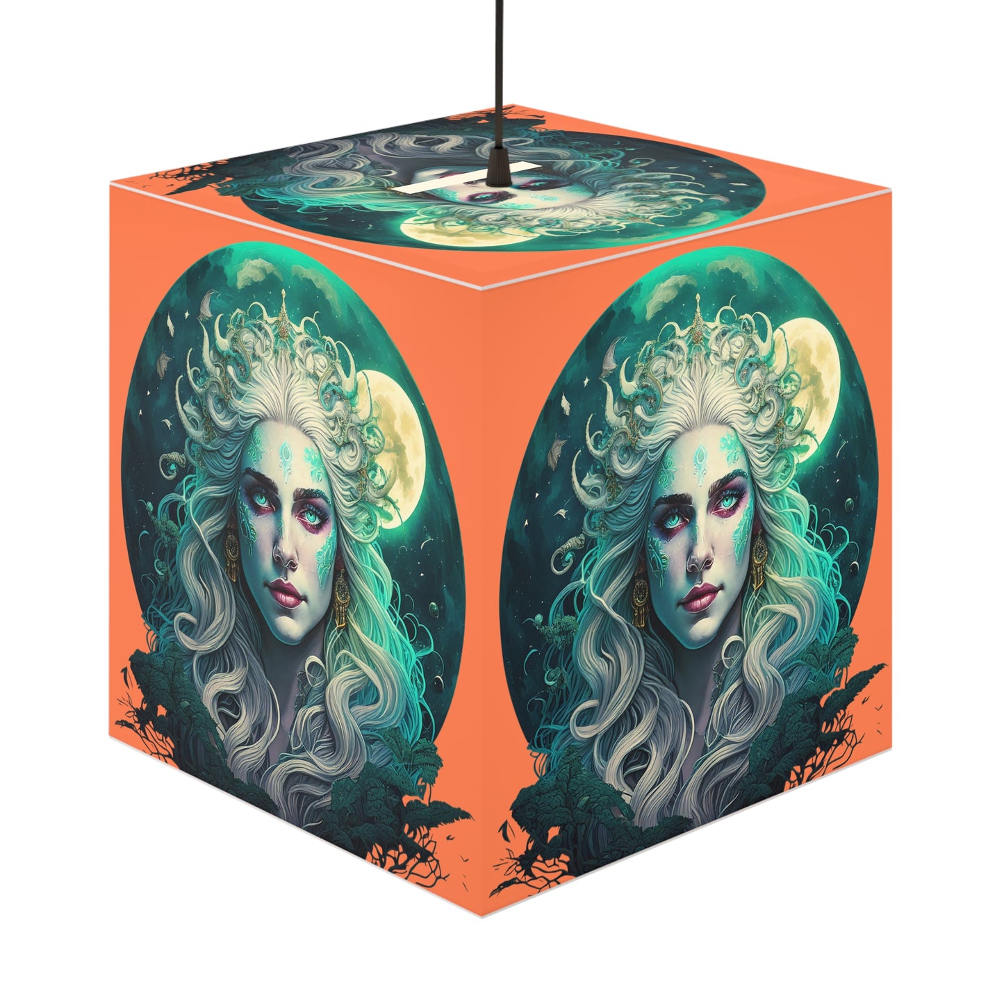 Simple Alluring Style Queen Ida Light Cube Lamp