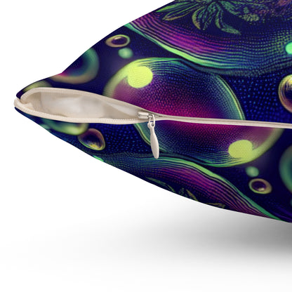 Simple Alluring Style Square Pillow - Bold and Unique Spun Polyester Pillow for Friends and Family