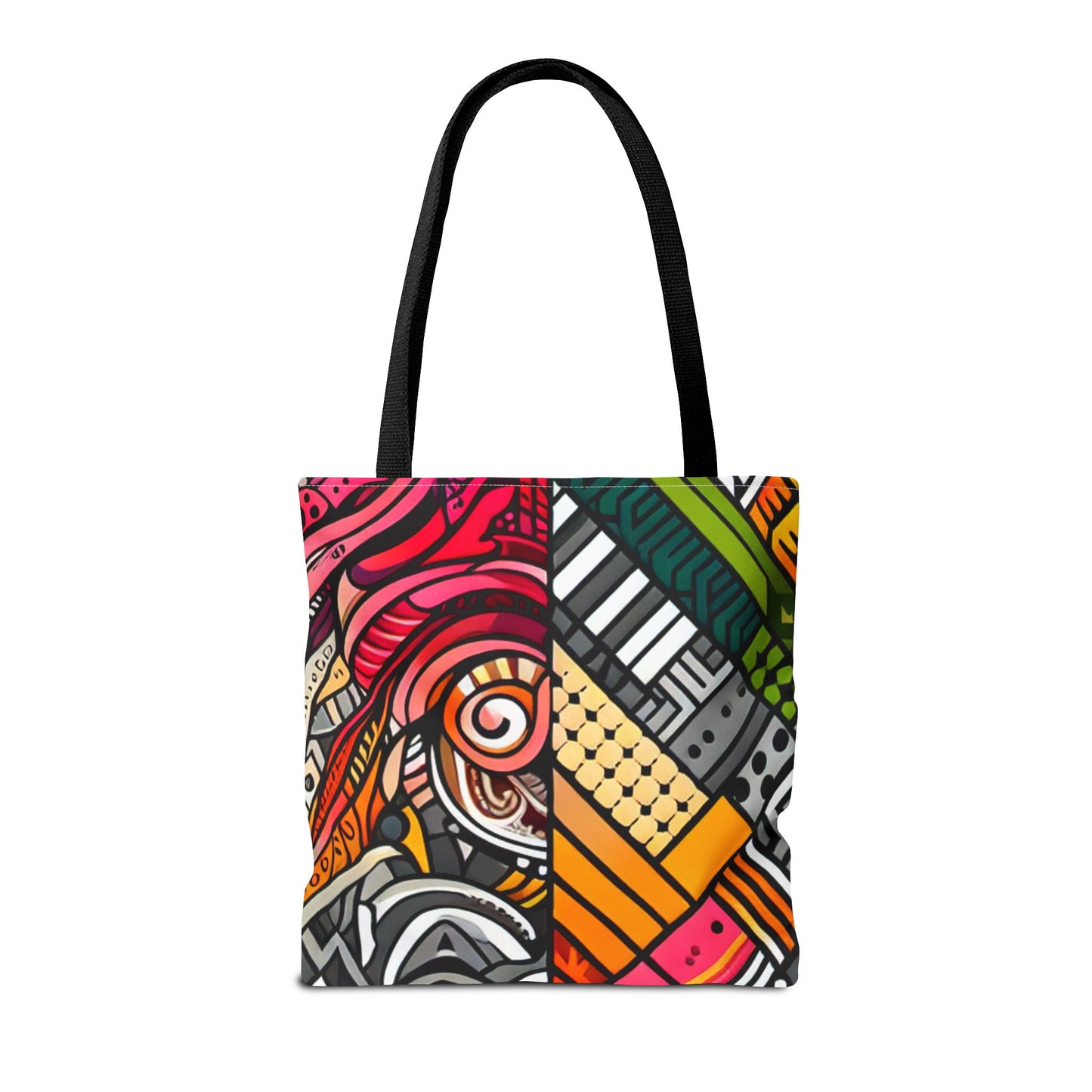 Custom Tote Bag - Stylish and Durable Design with Multiple Handle Colors