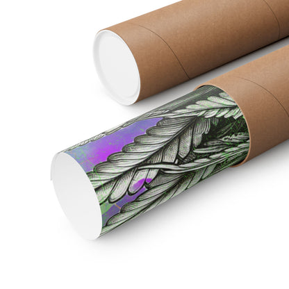 Break Time Matte Vertical Poster, 420 Decor, Cannabis Wall Art, Stoner Gift, Colorful Vibes, Home Decor, Lounge Art