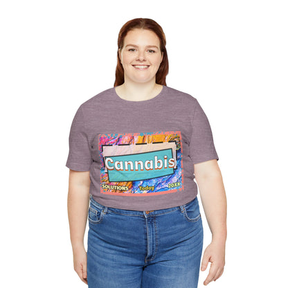 Trendy Cannabis Solutions Tee - Unisex Jersey Short Sleeve T-Shirt