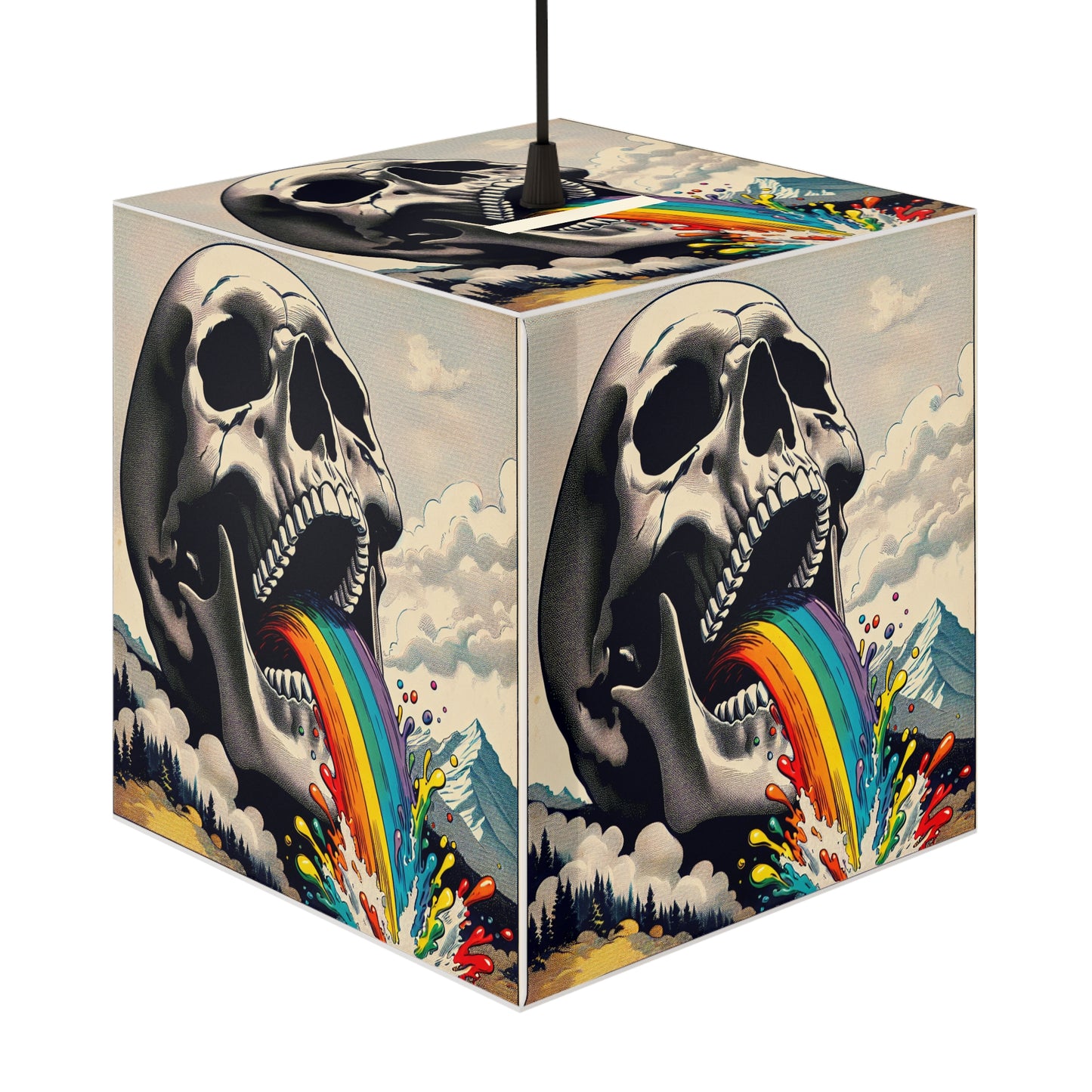 Head Strong Light Cube Lamp