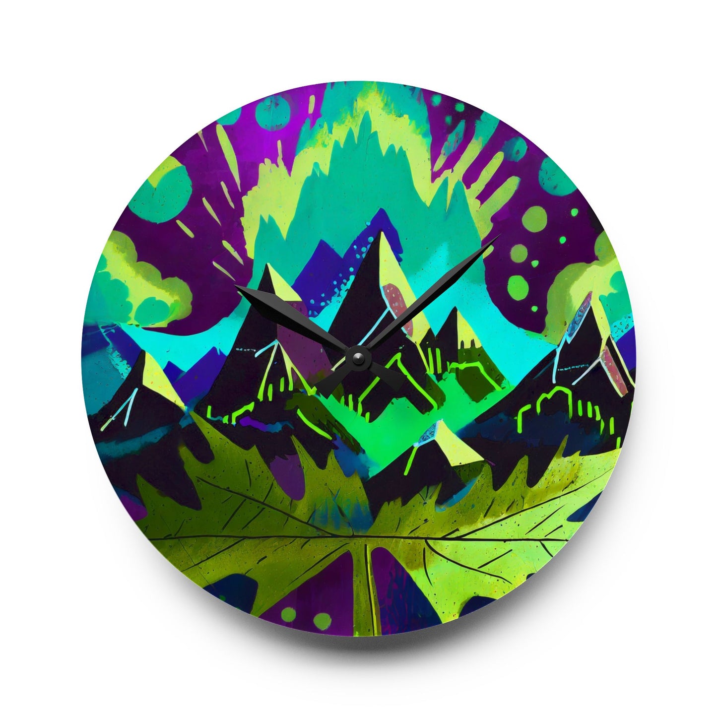 Maple, I love You Acrylic Wall Clock