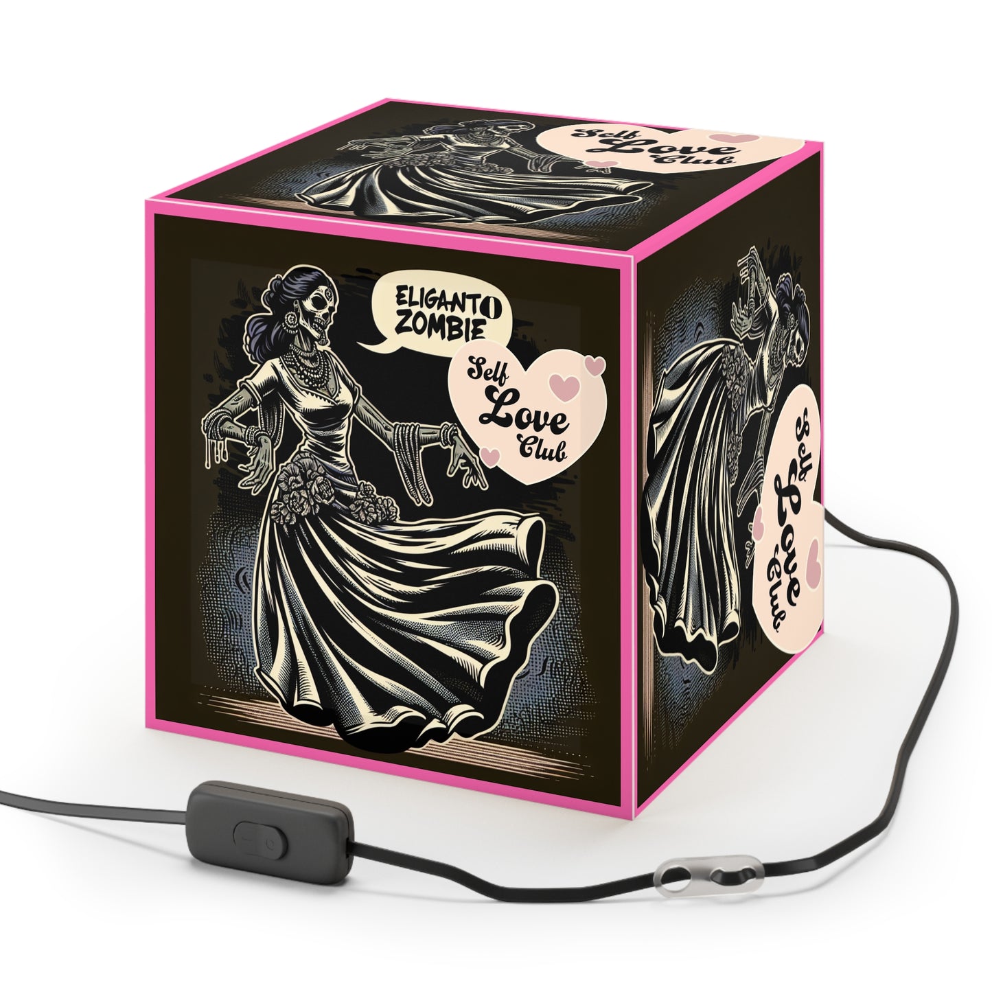 Self Love Club Light Cube Lamp
