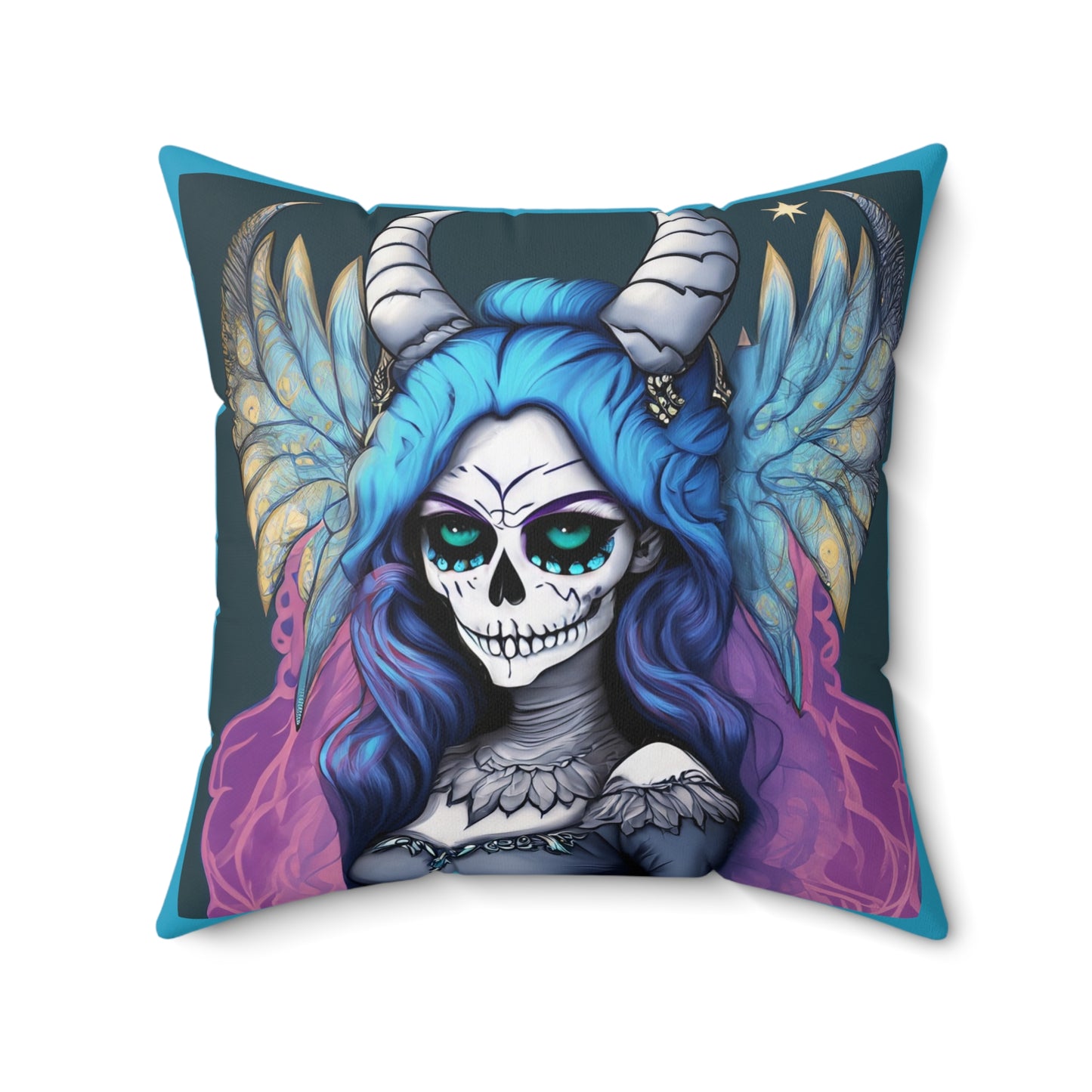 Unique Spun Polyester Square Pillow