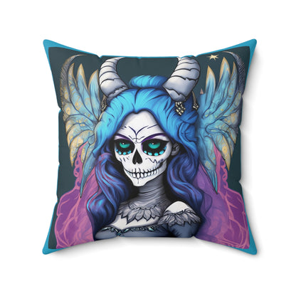 Unique Spun Polyester Square Pillow