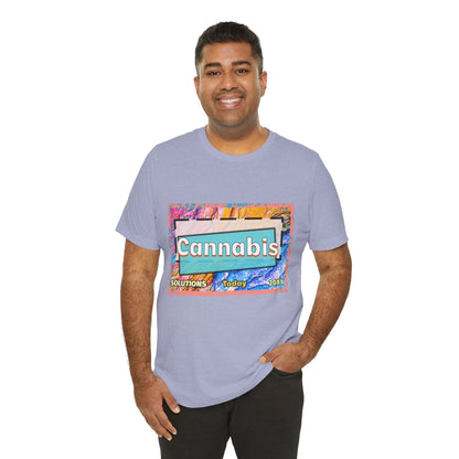 Trendy Cannabis Solutions Tee - Unisex Jersey Short Sleeve T-Shirt