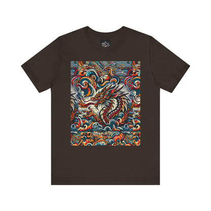 Vibrant Dragon Graphic Tee - Unisex Jersey Short Sleeve Shirt