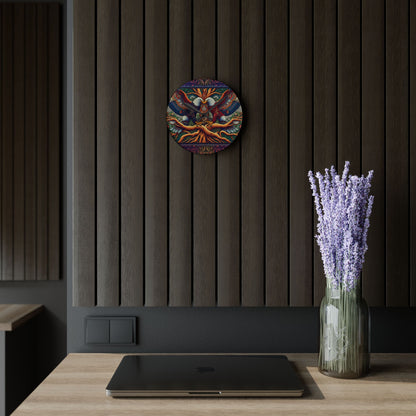 Guided Warriors Acrylic Wall Clock