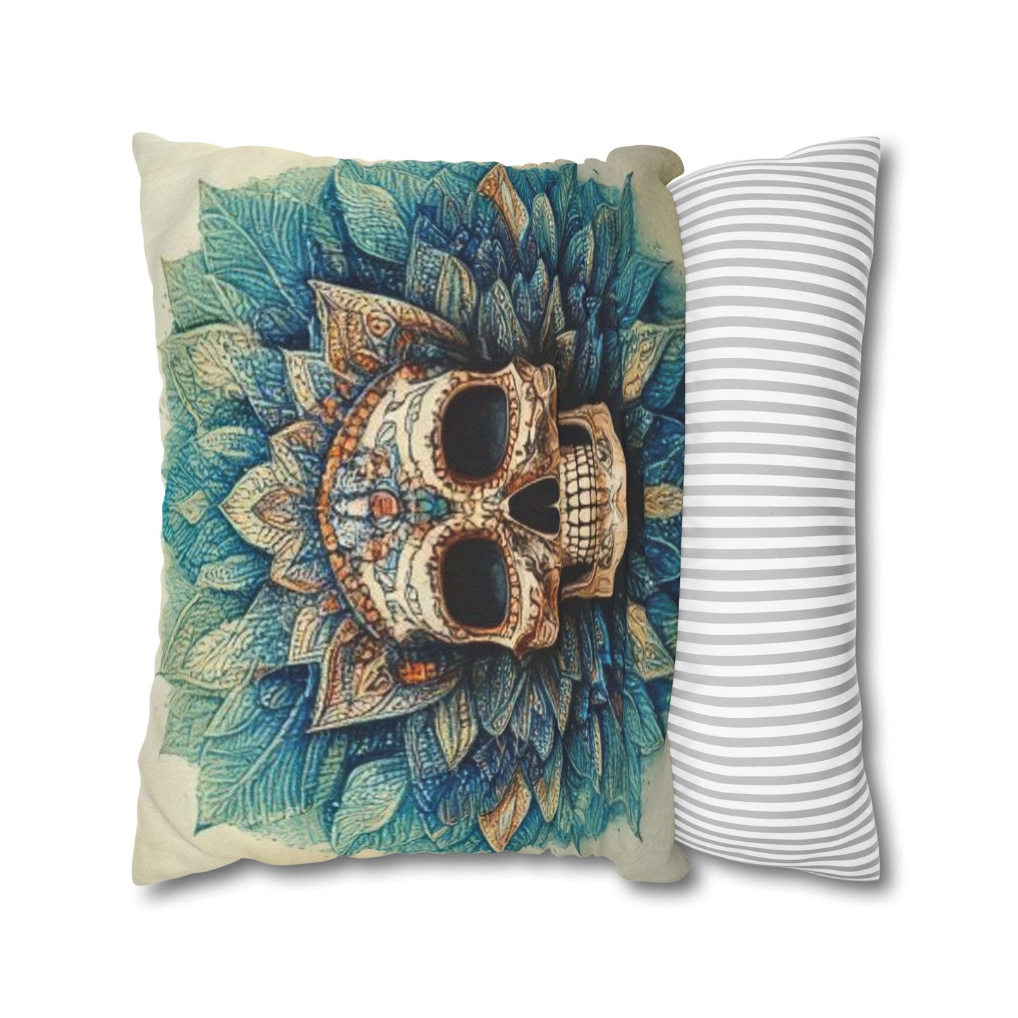 Spun Polyester Square Pillowcase