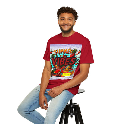 Summer Vibes Unisex Garment-Dyed T-Shirt