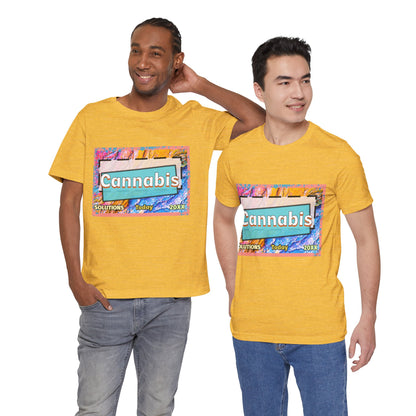 Trendy Cannabis Solutions Tee - Unisex Jersey Short Sleeve T-Shirt
