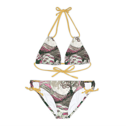 Strappy Bikini Set (AOP)