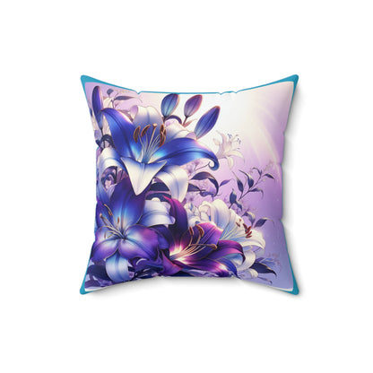 Unique Spun Polyester Square Pillow