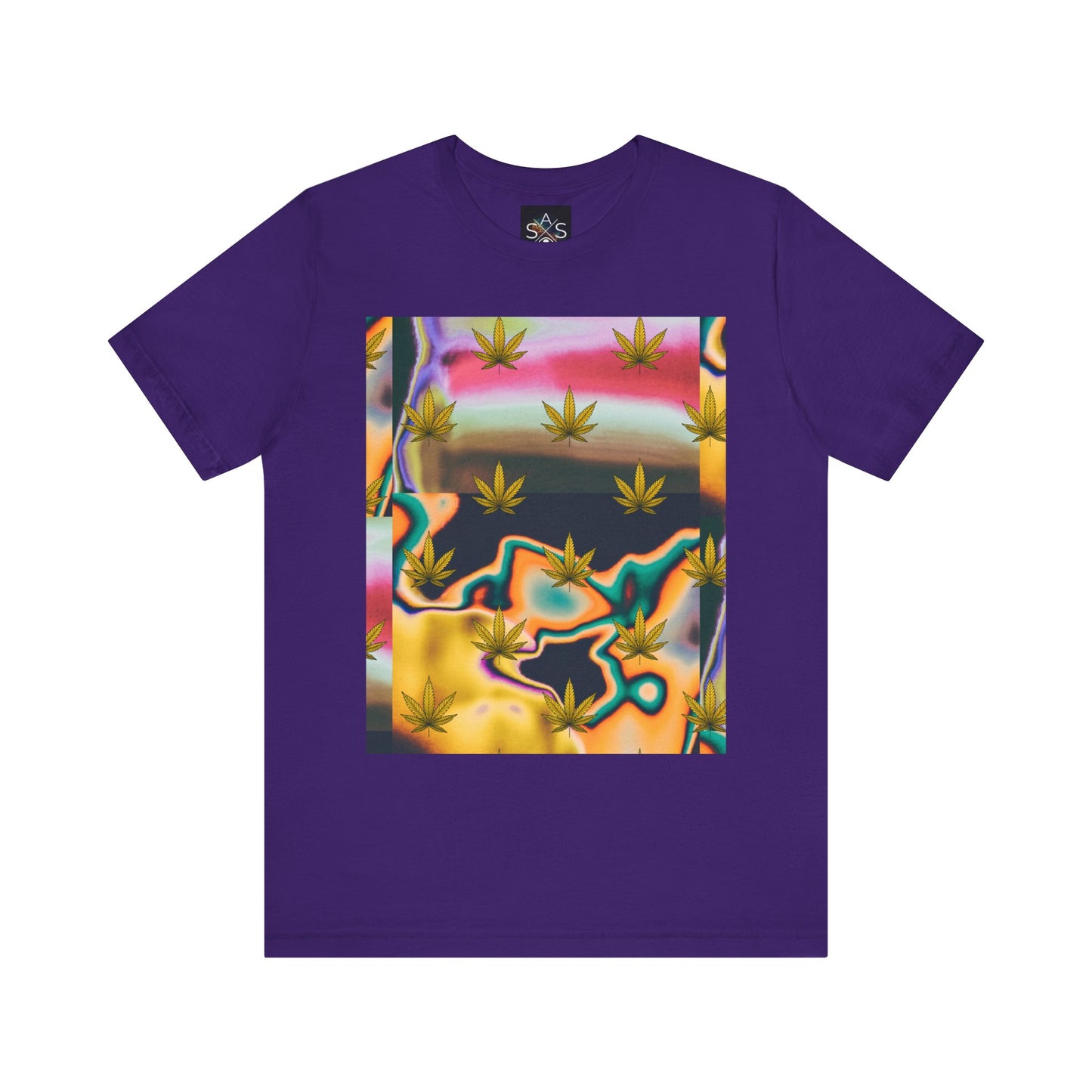 Vibrant Leaf Graphic Tee - Unisex Jersey Short Sleeve T-Shirt